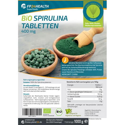FP24 Bio Spirulina Tabletten 2